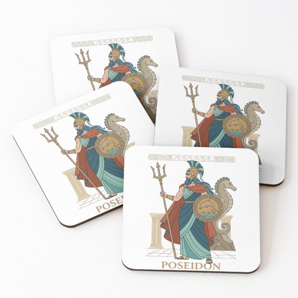 Item preview, Poseidon, Greek God of the Sea - Classic Mythological Art Print designed and sold by Artful Expression .
