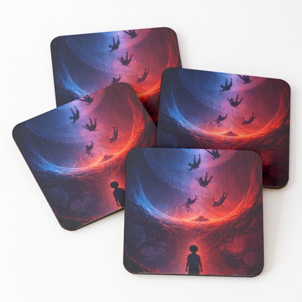 Item preview, Falling Into the Unknown – Surreal Dark Fantasy Concept Art designed and sold by KnitOfShadoF.