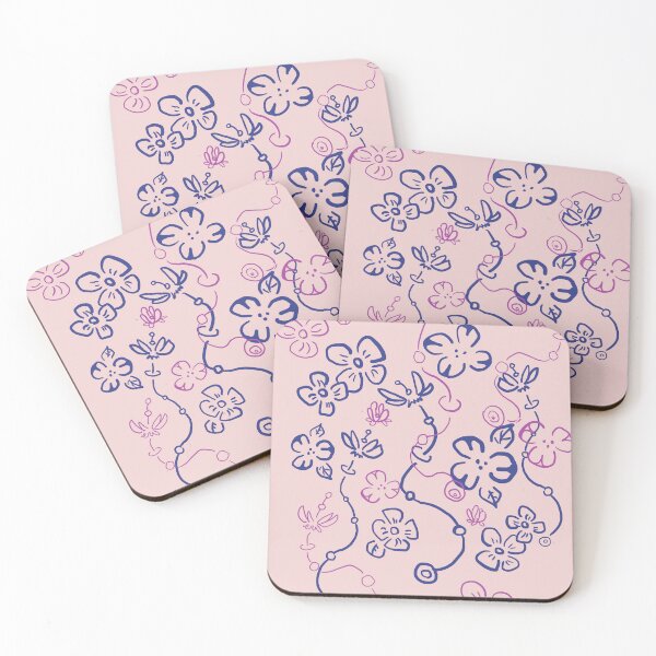 Item preview, Abstract flower field vers.3 designed and sold by pinkybat.