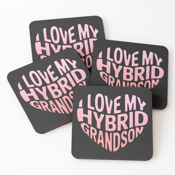 Item preview, I Love My Hybrid Grandson designed and sold by graphic-genie.