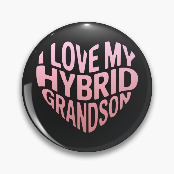 Item preview, I Love My Hybrid Grandson designed and sold by graphic-genie.
