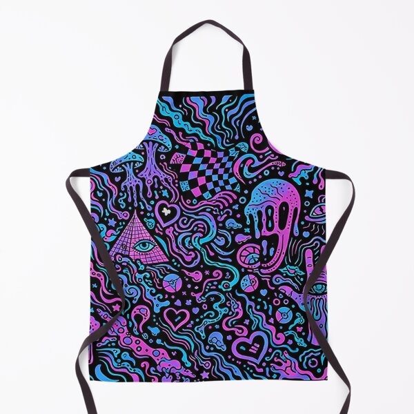 Item preview, Colorful Psychedelic Abstract Shapes Trippy Surreal Pattern Art designed and sold by DrizzyV.