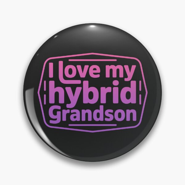 Item preview, I Love My Hybrid Grandson designed and sold by graphic-genie.