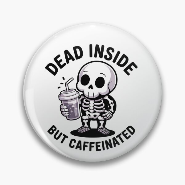 Item preview, Cute Spooky Skeleton Drinking Coffee Sarcastic Meme designed and sold by Mr-wow.