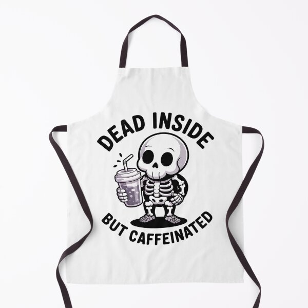 Item preview, Cute Spooky Skeleton Drinking Coffee Sarcastic Meme designed and sold by Mr-wow.