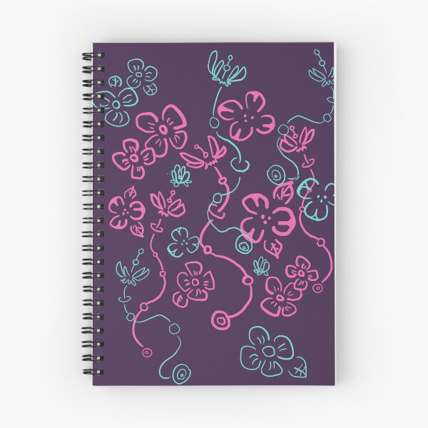Item preview, Abstract flower field designed and sold by pinkybat.