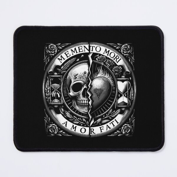 Item preview, Memento Mori Amor Fati Stoicism Skull Art designed and sold by mrqwzrwdb69.