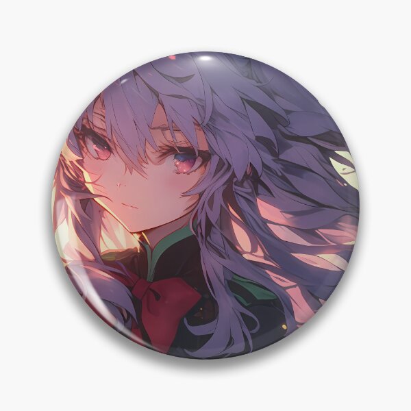 Artikelvorschau, Hiiragi Shinoa Seraph Of The End Sunset City Lila Haar entworfen und verkauft von TanglenRabbit.