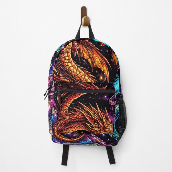 Item preview, Cosmic Dragons Space Battle Psychedelic Fantasy Galaxy Art designed and sold by DrizzyV.