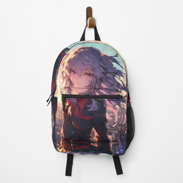 Item preview, Hiiragi Shinoa Seraph Of The End Sunset City Purple Hair designed and sold by TanglenRabbit.