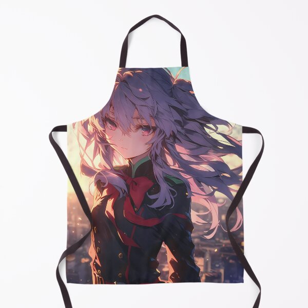 Item preview, Hiiragi Shinoa Seraph Of The End Sunset City Purple Hair designed and sold by TanglenRabbit.