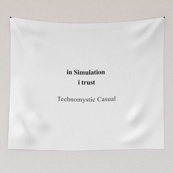 Item preview, In Simulation I Trust designed and sold by birdspinestudio.