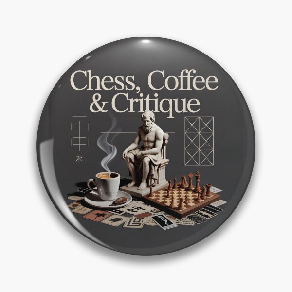 Item preview, Chess Coffee and Critique Lifestyle Dark Academia designed and sold by SplashTastic.
