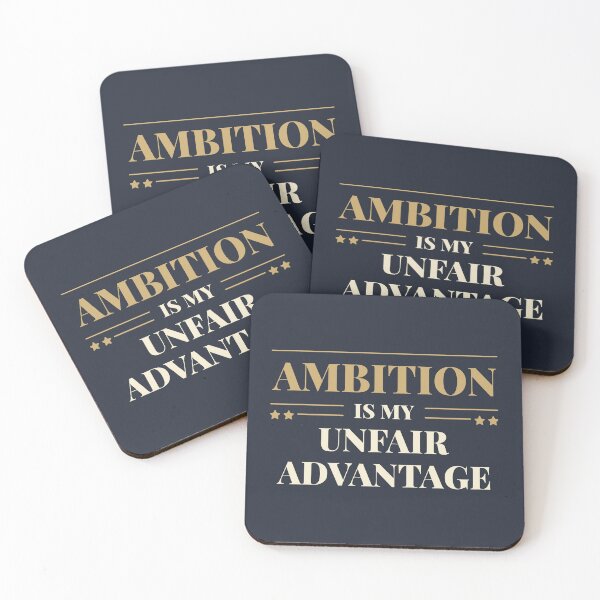 Item preview, Ambition is my unfair advantage - Modern transparent background  designed and sold by Revextyr.