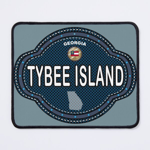 Item preview, Tybee Island Georgia stitching effect emblem designed and sold by studioss76.