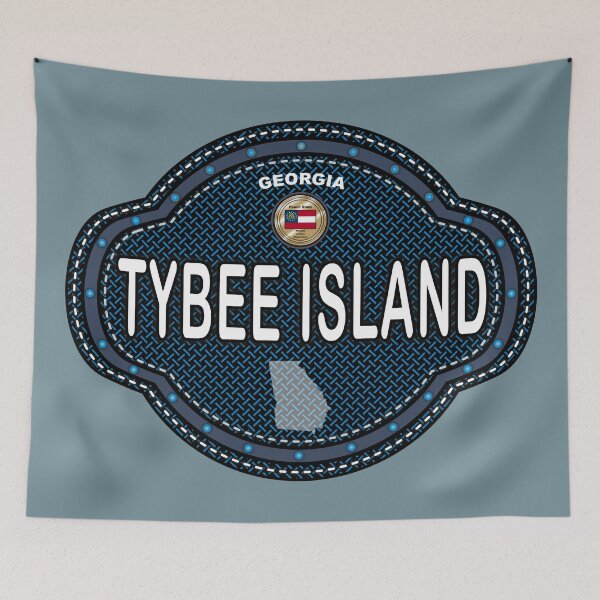 Item preview, Tybee Island Georgia stitching effect emblem designed and sold by studioss76.