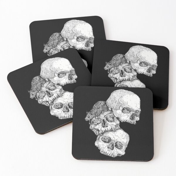 Item preview, Macabre Animal Skull And Rat Vintage Sketch designed and sold by mrqwzrwdb69.