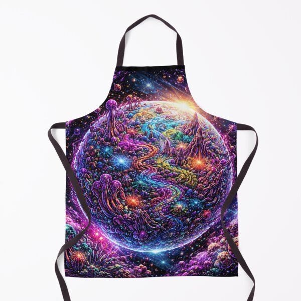 Item preview, Alien Planet Psychedelic Landscape Colorful Sci Fi Fantasy World designed and sold by DrizzyV.