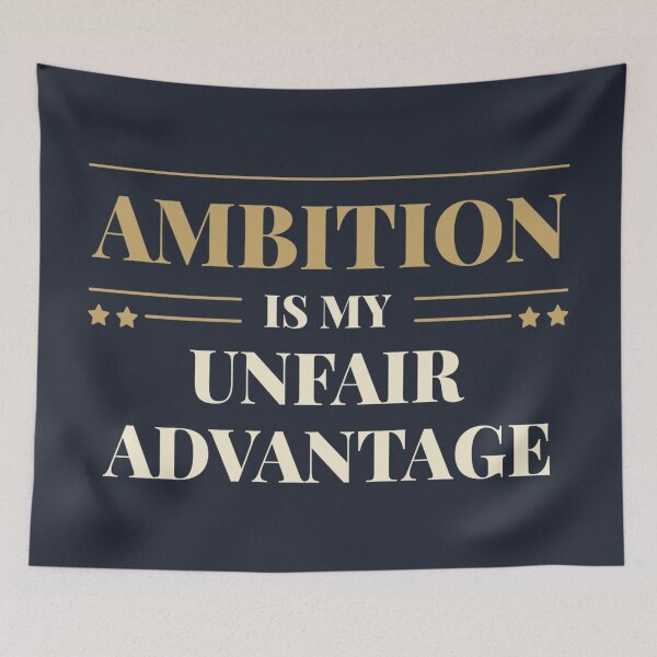 Item preview, Ambition is my unfair advantage - Vintage transparent background  designed and sold by Revextyr.