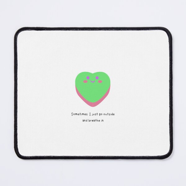 Item preview, Cute 'Go Outside' Self-care Heart designed and sold by SumSmiles.