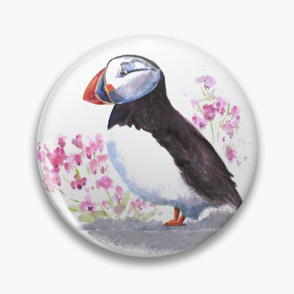 Item preview, Puffin on Sea Thrift designed and sold by cardsngiftwrap.