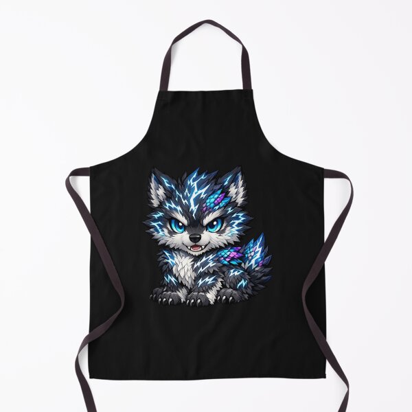 Item preview, Cute Electric Lightning Wolf Cub designed and sold by MerlinAnderson1.