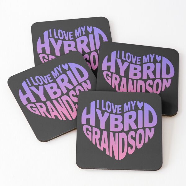 Item preview, I Love My Hybrid Grandson designed and sold by graphic-genie.