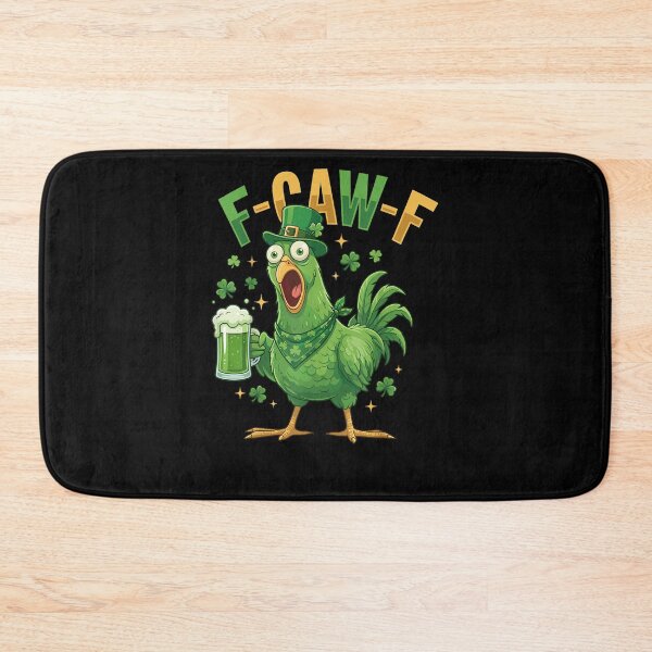Item preview, Funny St. Patrick's Day F-CAW-F Irish Beer Chicken FCAWF designed and sold by Juansustait.