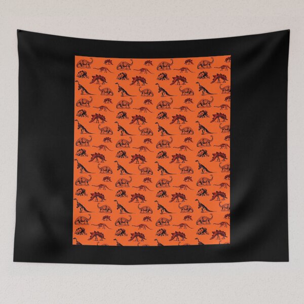 Item preview, Seamless Dinosaur Skeleton Museum Pattern designed and sold by mrqwzrwdb69.