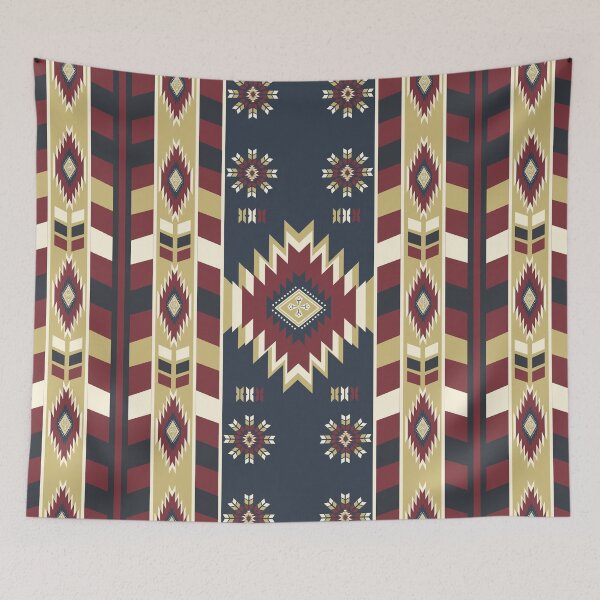 Item preview, Vintage Abstract Geometric Navajo Pattern.  designed and sold by NarongStocker37.