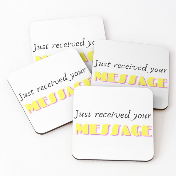 Item preview, Just received your Message designed and sold by ArtistTejal.