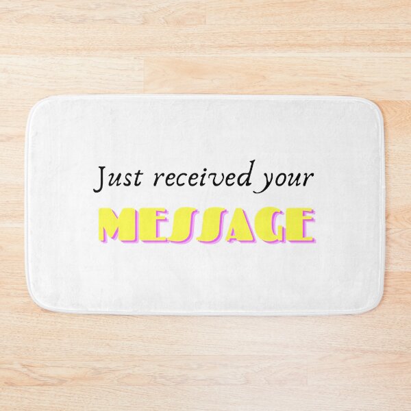 Item preview, Just received your Message designed and sold by ArtistTejal.