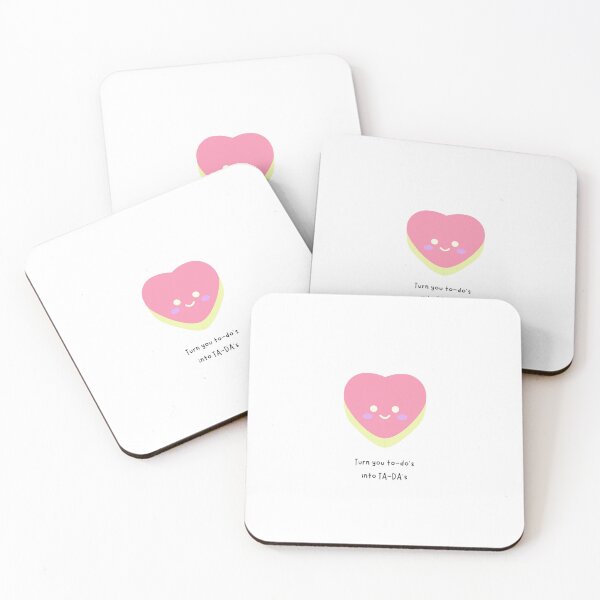Item preview, Cute 'TA-DA' Self-care Heart designed and sold by SumSmiles.