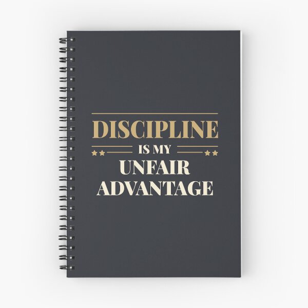 Item preview, Discipline is my unfair advantage - Modern typography quote designed and sold by Revextyr.