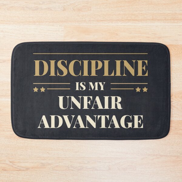 Item preview, Discipline is my unfair advantage - Modern typography quote designed and sold by Revextyr.