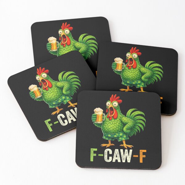 Item preview, Funny F Caw F Rooster St Patrick's Day Men Humor Chicken  designed and sold by Juansustait.