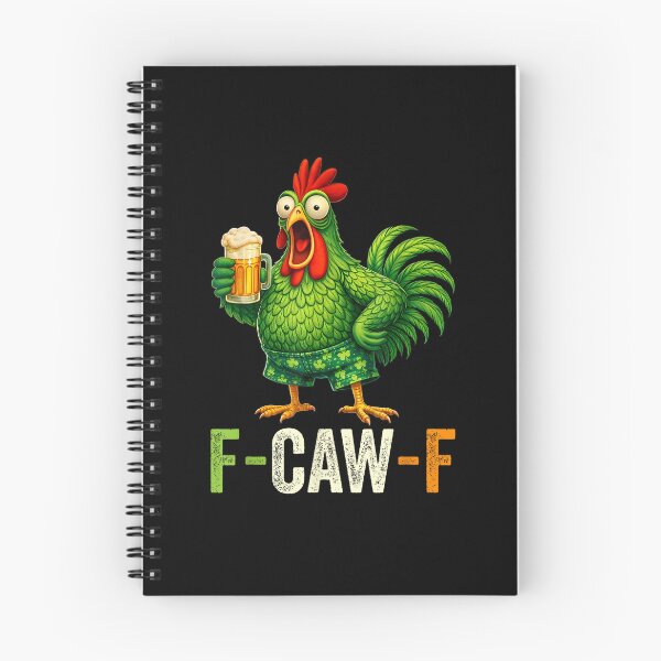 Item preview, Funny F Caw F Rooster St Patrick's Day Men Humor Chicken  designed and sold by Juansustait.