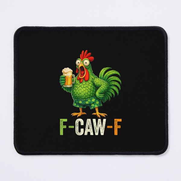 Item preview, Funny F Caw F Rooster St Patrick's Day Men Humor Chicken designed and sold by Juansustait.