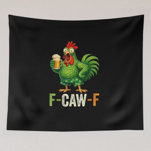 Item preview, Funny F Caw F Rooster St Patrick's Day Men Humor Chicken  designed and sold by Juansustait.