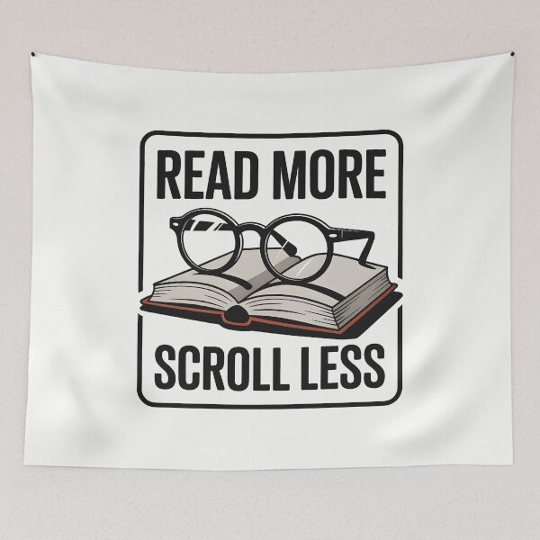 Item preview, Read More Scroll Less Books Education designed and sold by SplashTastic.