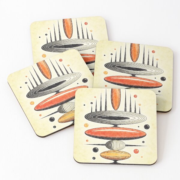 Item preview, Atomic Age Mid-Century Modern Art designed and sold by Hen-C-Art.