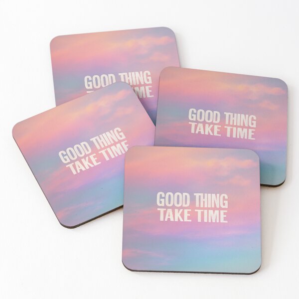 Item preview, Good Things Take Time – Minimalist Motivational Quote Design designed and sold by artwork2024.