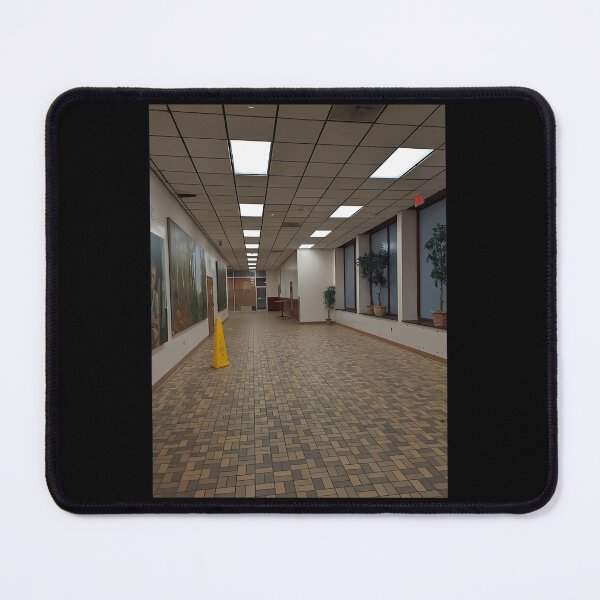 Item preview, Liminal Space Empty Mall Hallway Nostalgia designed and sold by mrqwzrwdb69.