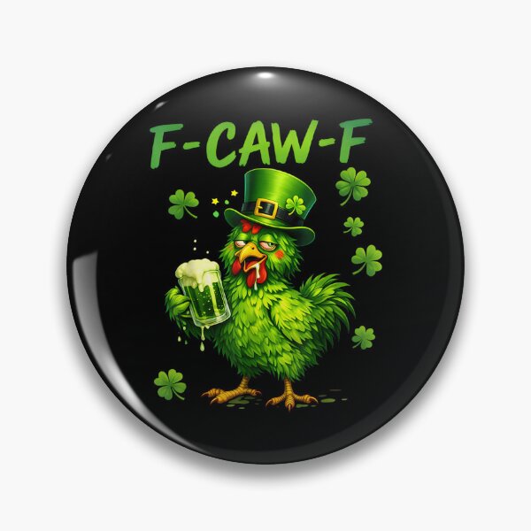 Item preview, F Caw F Funny St Patricks Day Rooster designed and sold by Juansustait.