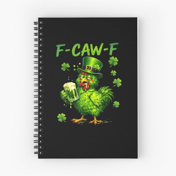 Item preview, F Caw F Funny St Patricks Day Rooster designed and sold by Juansustait.