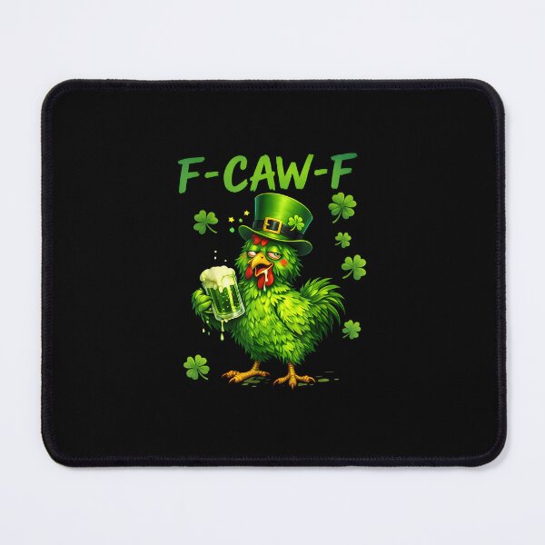 Item preview, F Caw F Funny St Patricks Day Rooster designed and sold by Juansustait.
