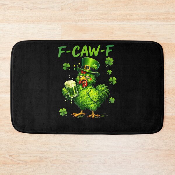 Item preview, F Caw F Funny St Patricks Day Rooster designed and sold by Juansustait.