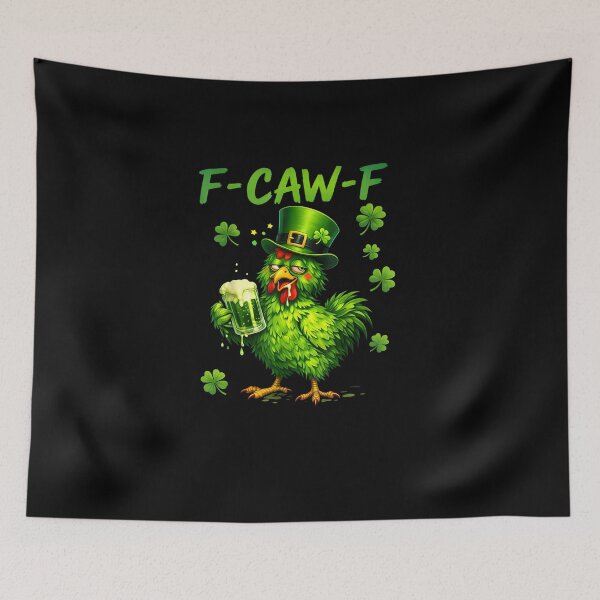 Item preview, F Caw F Funny St Patricks Day Rooster designed and sold by Juansustait.