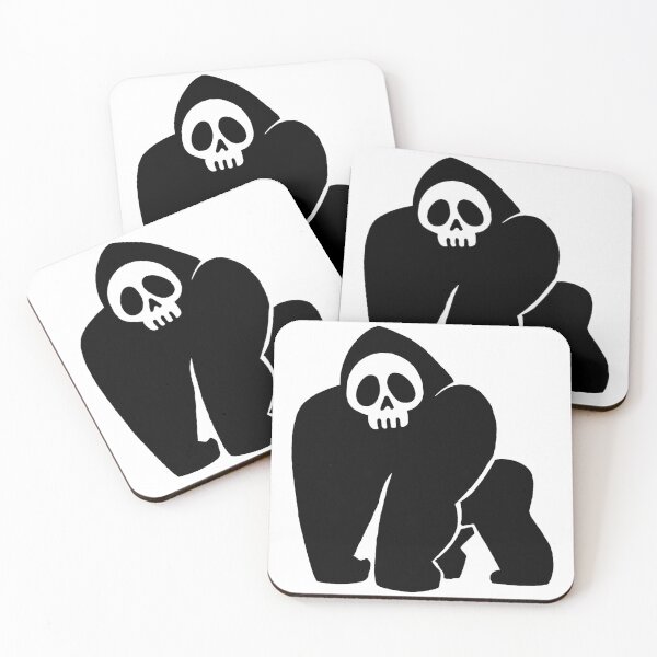 Item preview, Black gorilla skull designed and sold by Lagueny.