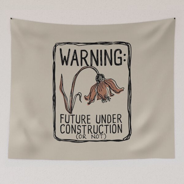 Item preview, Future Under Construction Humorous Vintage designed and sold by SplashTastic.